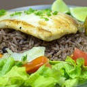 Foto de Filete de pescado grillé