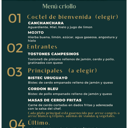 Foto de Menu criollo para grupos