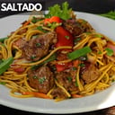 Foto de Tallarin saltado con carne