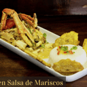 Foto de Pescado en salsa de Mariscos