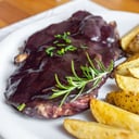 Foto de Bife de chorizo al Malbec