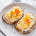 Foto de Pan tostado con huevos