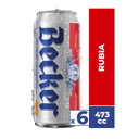 Foto de Sixpack Cerveza BECKER Rubia tipo Lager 473 ml