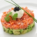 Foto de Tartare de Trucha con palta