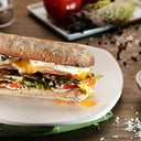 Foto de Vegetales grillados en pan de granos