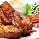 Foto de Costillar de cerdo en salsa BBQ