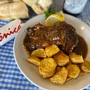 Foto de Bondiola a la Cerveza con Batatas fritas