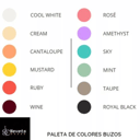 Foto de Paleta de colores en buzos
