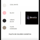 Foto de Paleta de colores Camisas Oversize