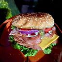 Foto de HAMBURGUESA CON TOCINO 