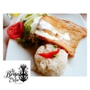 Foto de Pescado a la plancha con arroz y ensalada