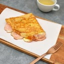 Foto de crepe de jamón y queso 