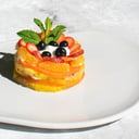 Foto de timbal de frutas frescas