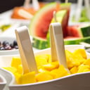 Foto de barra de frutas y cereales