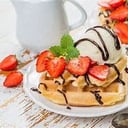 Foto de Mini Waffles con Helado