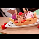 Foto de Banana Split en Galleta