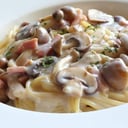 Foto de Tallarines Con Salsa Al Verdeo y Champignones