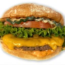 Foto de Hamburguesa clásica con queso.
