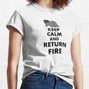 Foto de Polera Kep Calm and return fire