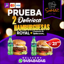 Foto de COMBO ROYAL + 2 GASEOSAS DE 500ML.