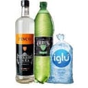 Foto de COMBO PISCO 1 (Marques de Ica 750 ml + Ginger Evervess 1,5 L + Hielo 1,5 Kg.) 