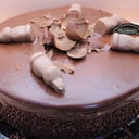 Foto de Rebanada Pastel de chocolate conejito turin