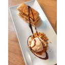 Foto de Milhojas Casero Con Crema Turrón Con Helado De Galletas María