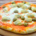 Foto de Pizza con muzzarella y aceituna