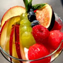 Foto de Yogurt con fruta de teporada