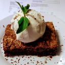 Foto de Brownie con nieve
