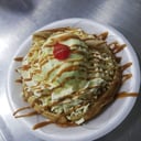 Foto de waffle queso