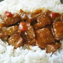 Foto de Carne sudada con arroz 