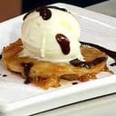 Foto de CREP DE MANZANA CON HELADO