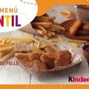 Foto de Menu infantil: 2x1 Bocadito de pollo + papas + bebida + huevo kinder