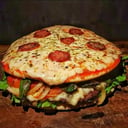 Foto de Burgerpizza calabreza XXL