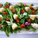 Foto de ensalada corazón de alcachofa