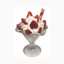 Foto de FRESAS CON CREMA SIN HELADO