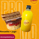 Foto de combo revuelto + jugo EFECTIVO