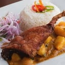 Foto de CUY PICANTE CON GUISO DE PAPA