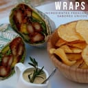 Foto de Wrap Mediterráneo (Incluye papas chips)  