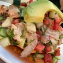 Foto de Tostada de camarón crudo (al limon)