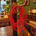 Foto de PULSERA DE OJO TURCO CON HILO ROJO