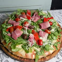 Foto de pizza de rucula