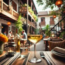 Foto de Glass of White Wine