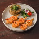 Foto de Brochetas de camarones a la parrilla 