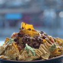 Foto de Nachos con Queso, Guacamole y Pico de gallo