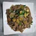Foto de Carne con Salsa de Ajo