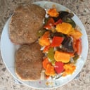 Foto de MIlanesa con arroz y vegetales grillados (CONSULTAR MENÚ DEL DÍA)