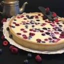 Foto de kuchen durazno frambuesa