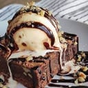 Foto de Brownie con helado